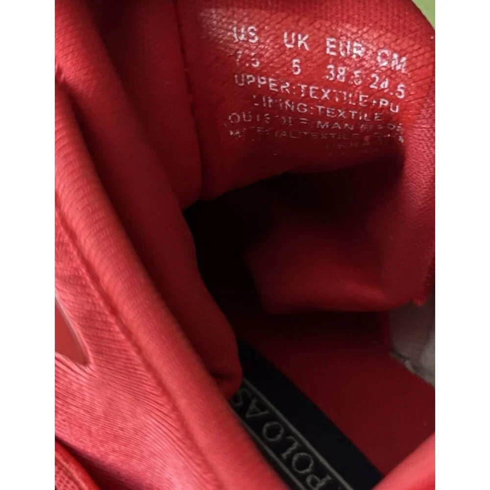 U.S. Polo Assn. Men’s Red Athletic Sneakers – Pre‑Owned Size 7.5